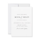 Vintage simple Elegant Texte et Mariage photo