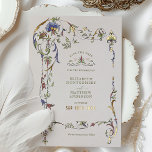Save The Date Vintage Victorian Floral Wedding<br><div class="desc">Save the Date! Foil Vintage Victorian wedding invitations in a floral, romantic, and whimsical design. Victorian flourishes complement classic Art Deco fonts. Please enter your custom information, and you're done. If you wish to change the design further, click the blue "Customize It" button. Thank you so much for considering my...</div>