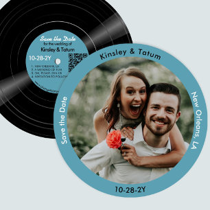 Save The Date Vinyl Enregistrer la photo Enregistrer la date Ret