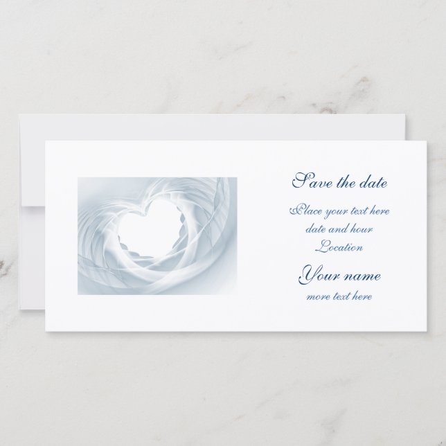 Save The Date Voile de naissance (Devant)