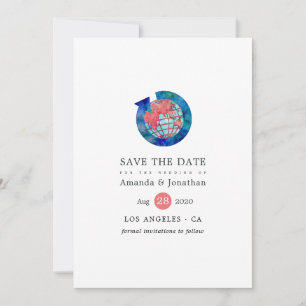 Save The Date Voyage aventure Passeport Mariage Photo
