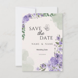 Save the Date Wedding Card
