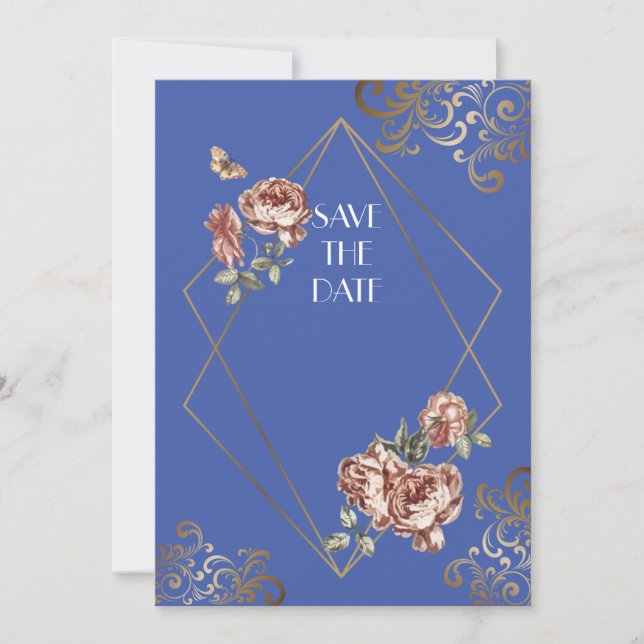 Save the Date Wedding Card (Front)