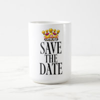 Save the Date wedding crown