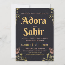 Save the date wedding invitation cards edit able 