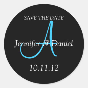 Save The Date Wedding Invitation Stickers