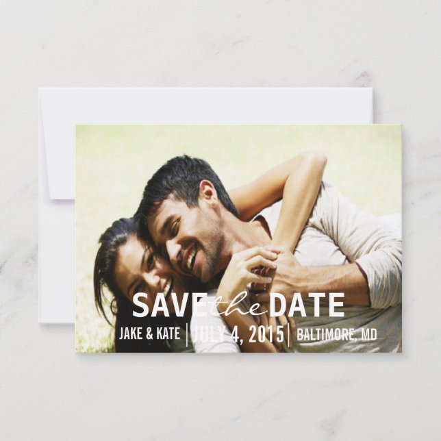 Save The Date/Wedding Invite | We (Front)