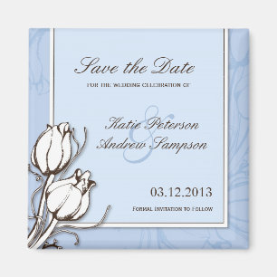 Save the Date Wedding Magnet