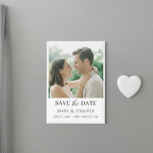 Save The Date Wedding Photo Magnets Retro Wedding