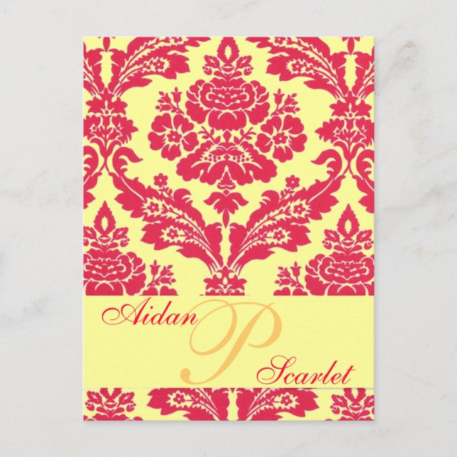 SAVE THE DATE WEDDING POST CARD 2 -Customize! (Front)