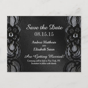 Save the Date Wedding Postcard
