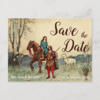 Save the Date Wedding Vintage Fairy Tale