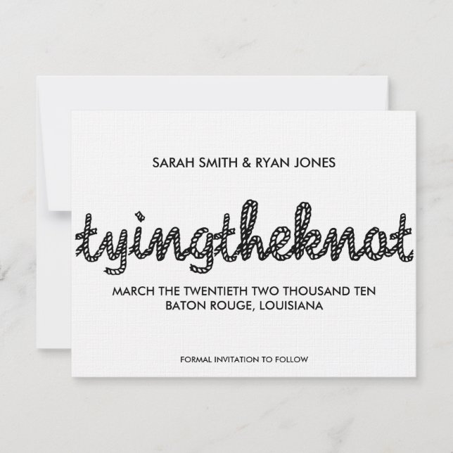 Save The Date Western Enregistrer la date (Devant)