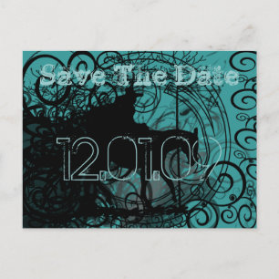 Save the Date- Western Grunge - Announcement Postcard