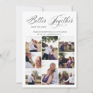 Save The Date Whimsical Better Together Citation 8 Photos Mariag