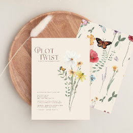 Save The Date Whimsical Daisy Plot Twist Wedist Wedding Enregist