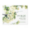 Save The Date White Cherry Blossom Postcard