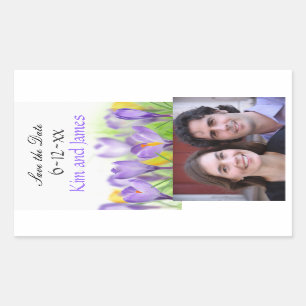 Save the Date Wine Bottles Sticker