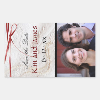 Save the Date Wine Bottles Sticker