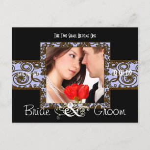 Save The Date with Your Photo Announcement Postcard