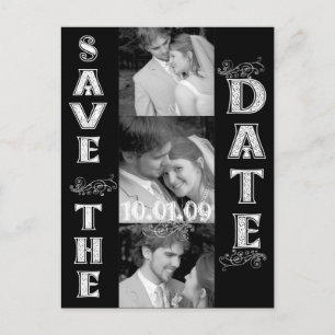 Save The Date with Your Photos Announcement Postcard
