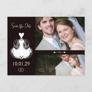 Save the Date with YOUR Photos - Announcement Postcard
