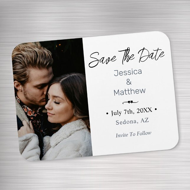 Save The Date, Your Photo & Info Magnet (Creator Uploaded)