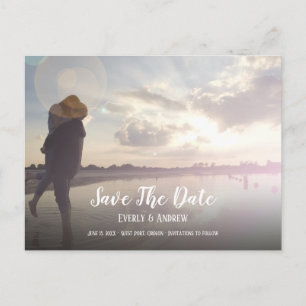 Save the Date Your Photo Postcard