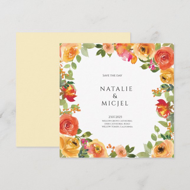 Save the day card (Front/Back)