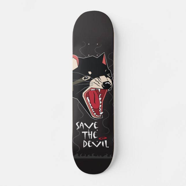 Save The Devil Skateboard (Front)