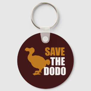 Save The Dodo Bird! Keychain