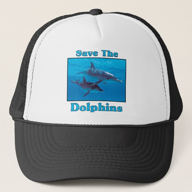 Save the Dolphins Trucker Hat (Front)