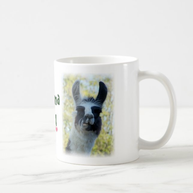 Save the Drama for Yo Llama Coffee Mug (Right)