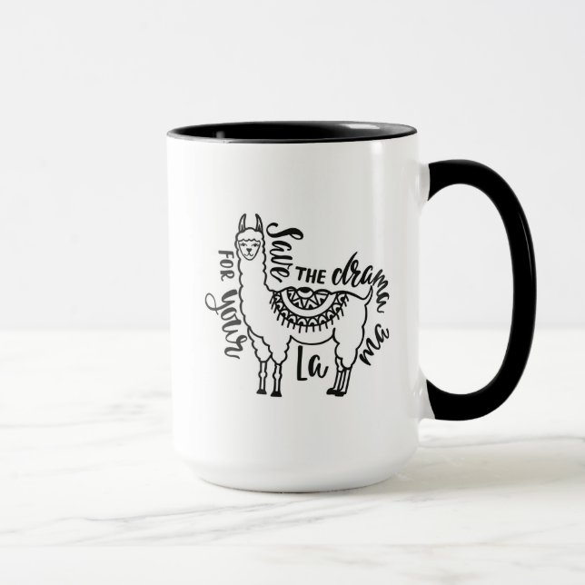 Save The Drama For Your Llama Mug (Right)