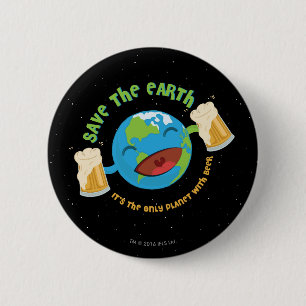 Save The Earth 2 Inch Round Button