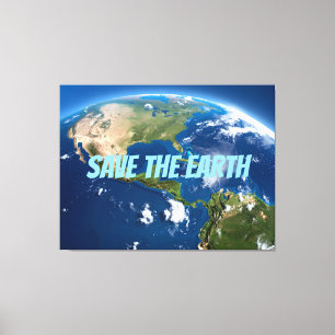 Save the Earth Canvas Print