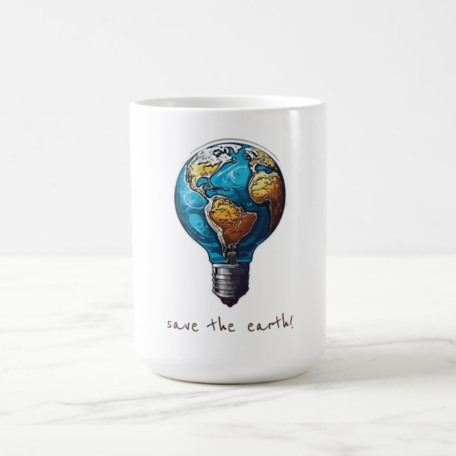 Save the Earth Coffee Mug (Center)