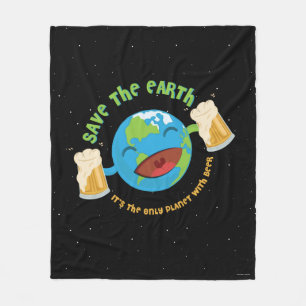 Save The Earth Fleece Blanket