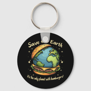 Save The Earth – It’s The Only Planet With Hamburg Keychain