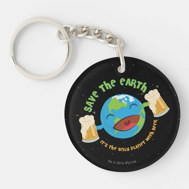 Save The Earth Keychain (Front)