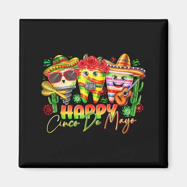 Save The Earth Only Planet With Tacos Funny Quote  Magnet (Front)