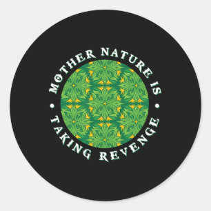 Save The Earth Our Planet Love Mother Earth Day Classic Round Sticker