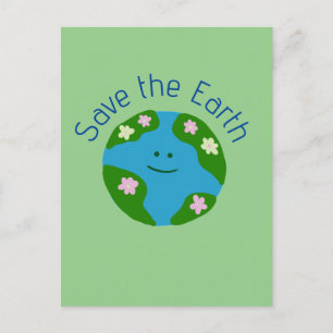 Save the Earth Postcard