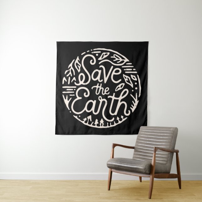 Save the earth tapestry (In Situ)