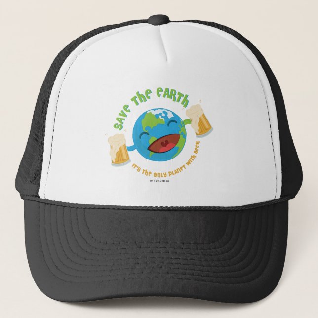 Save The Earth Trucker Hat (Front)