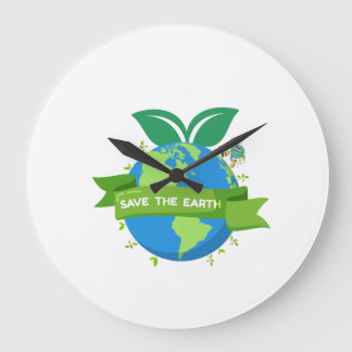 Save the Earth Wall Clock