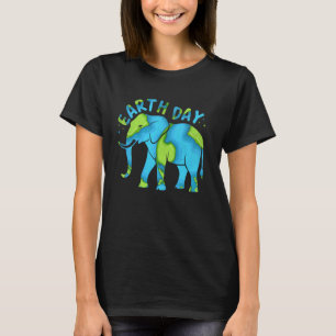 Save the Elephant Earth Day Protect animals Awaren T-Shirt