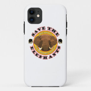 Save the Elephants iPhone 11 Case