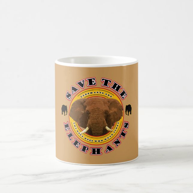Save the Elephants Coffee Mug (Center)