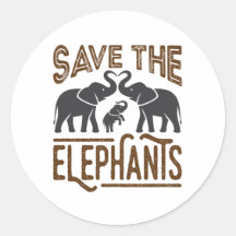 Save the Elephants Elephant Lover Protect Wildlife